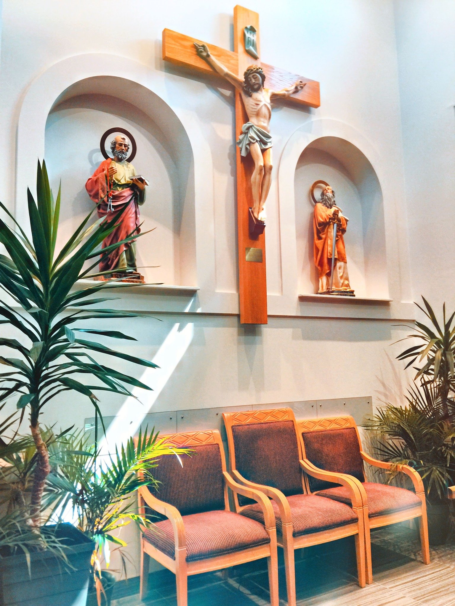 An image of the crucifix at St. Peter and Paul Church